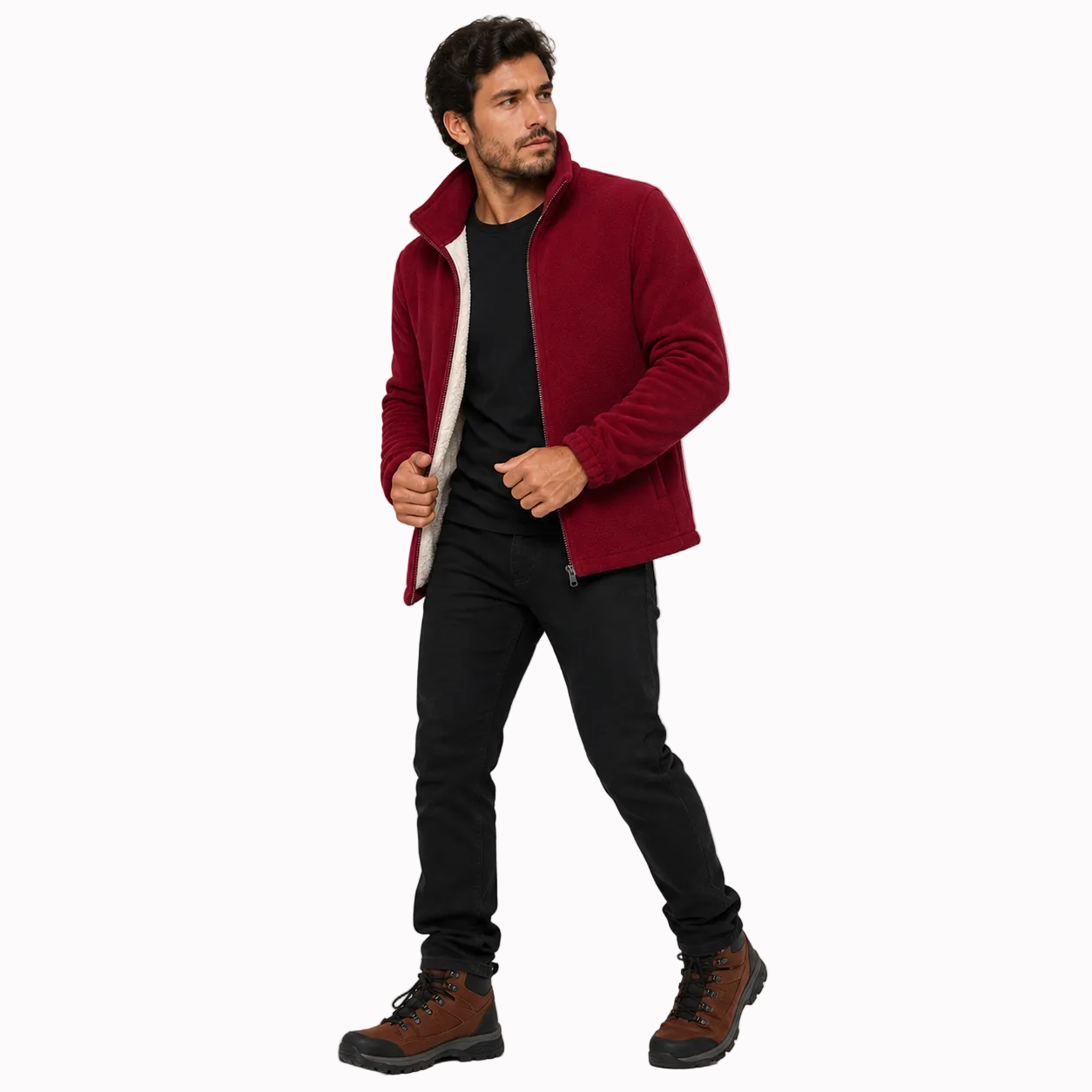Jaqueta Fleece Masculina Classic