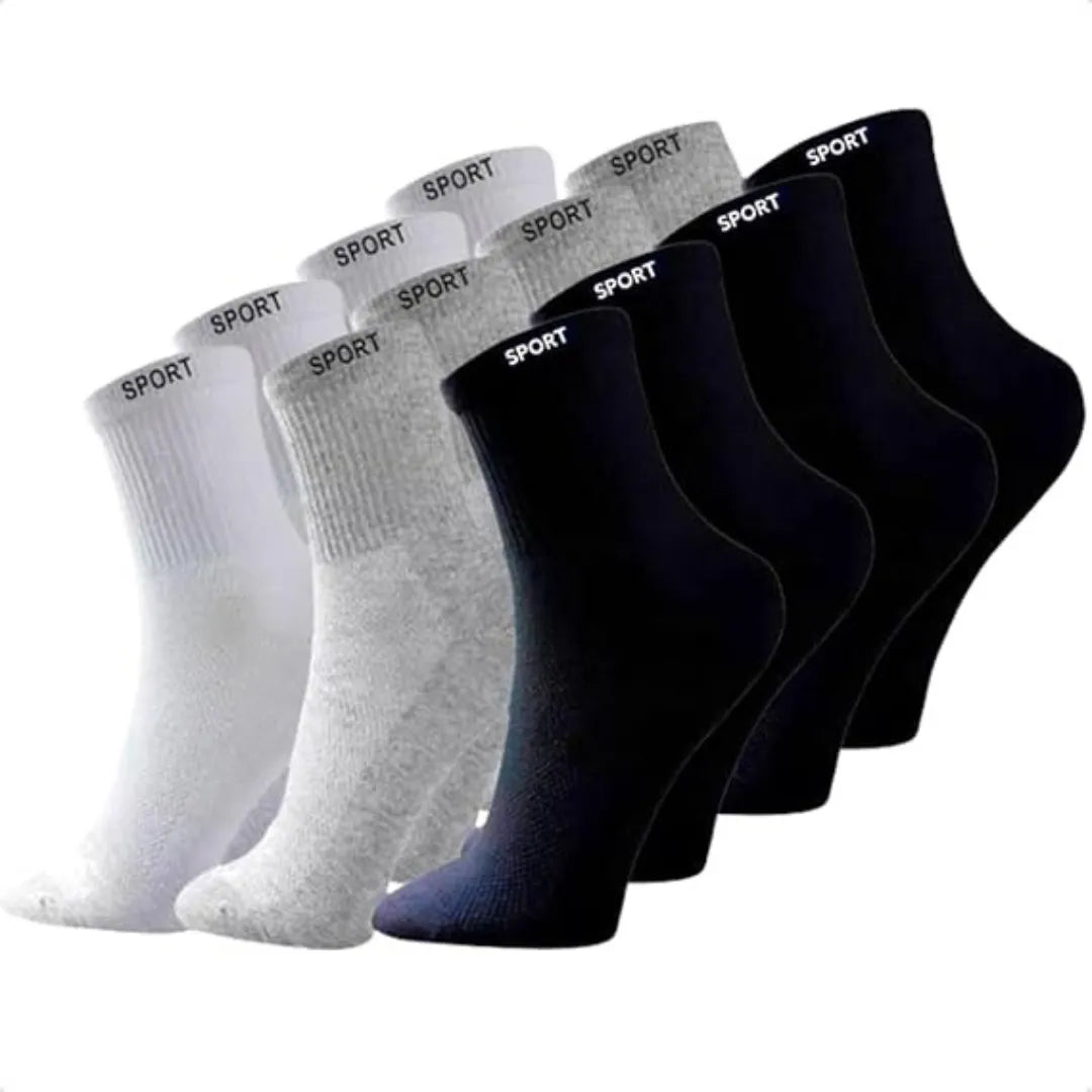 Meias Cano Alto Basicalle - Kit 6 Pares