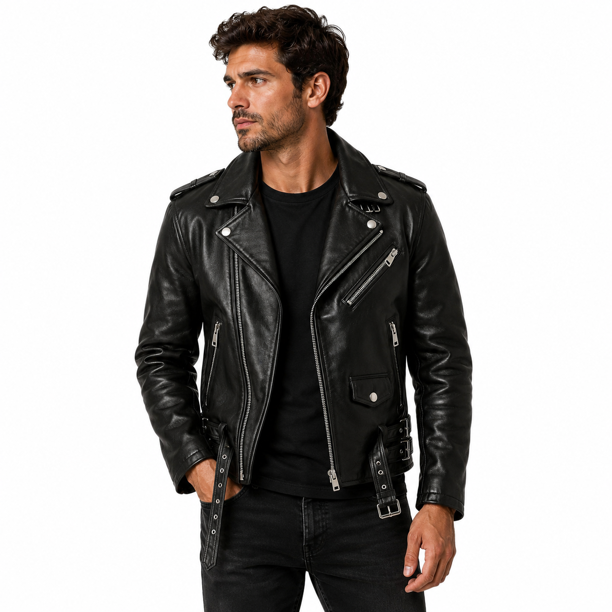 Jaqueta Masculina Moda Europeia HV