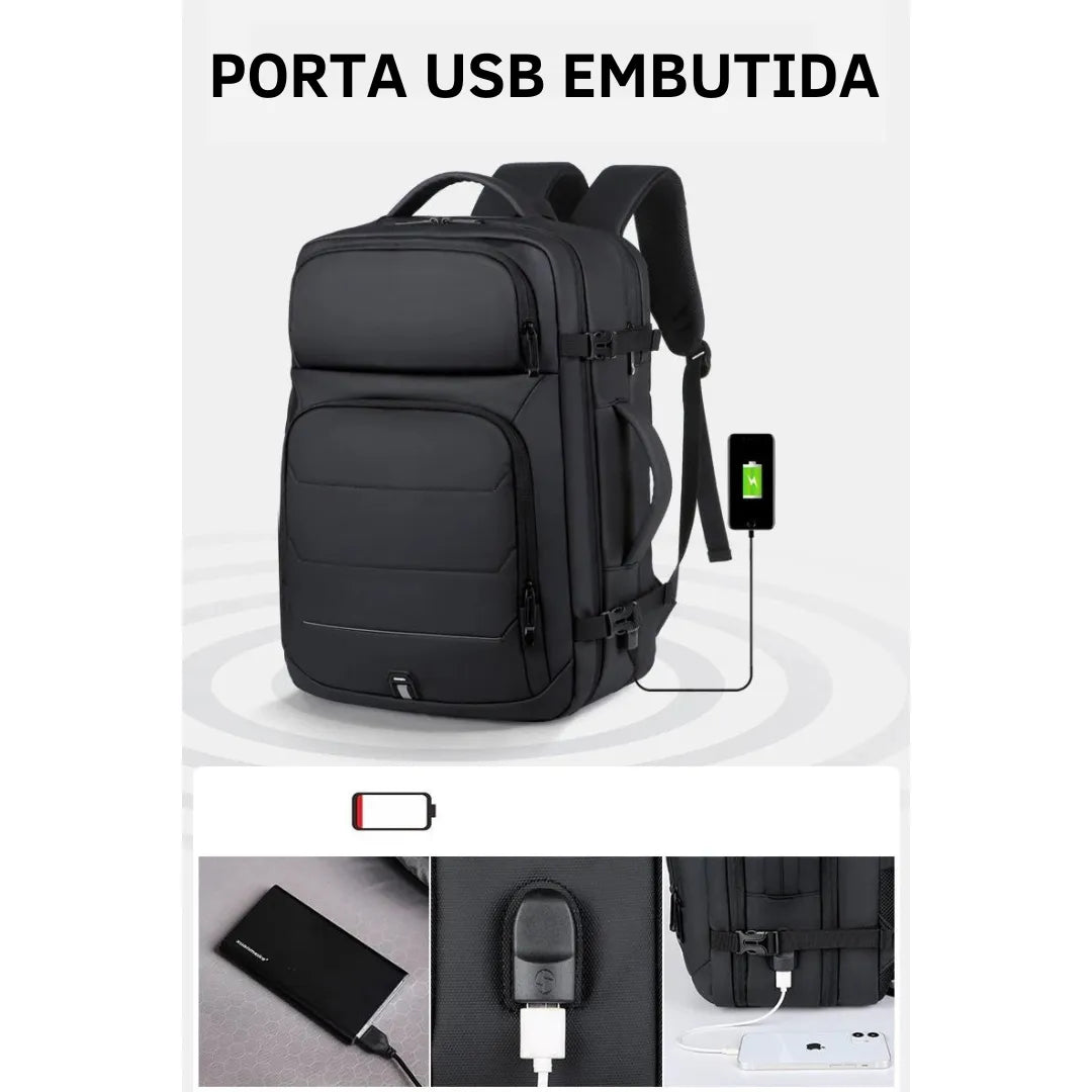 Mochila Executiva Impermeável 50 litros - Casualle Business