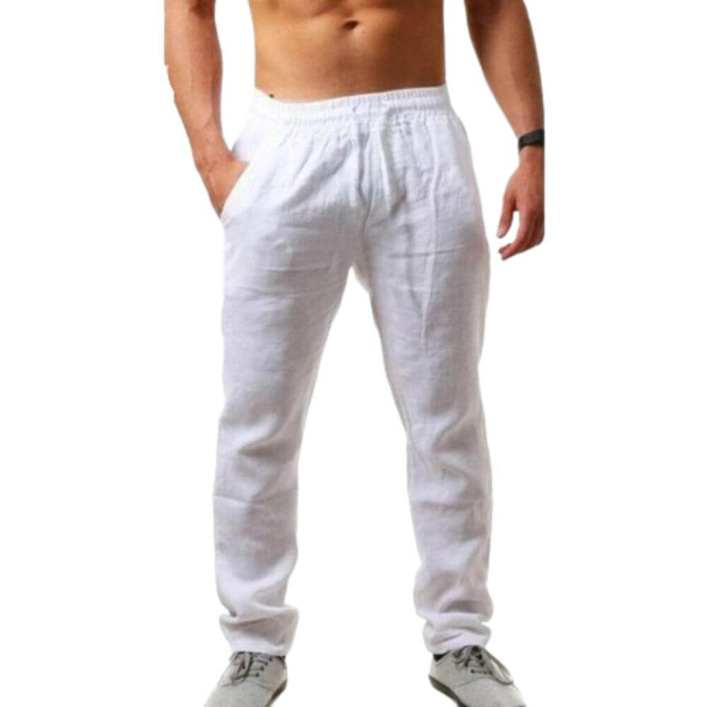 Calça Masculina em Linho Casual