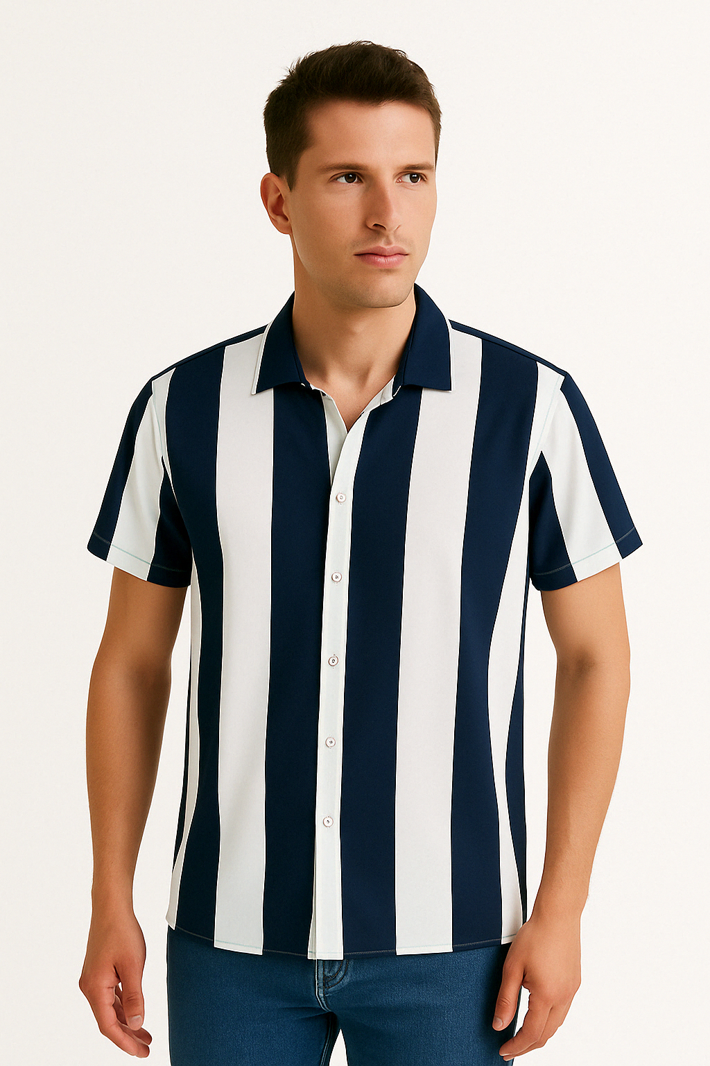 Camisa Casual Manga Curta Titan