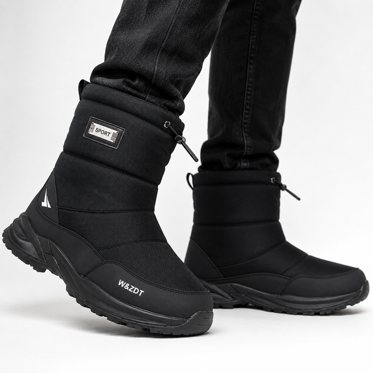 Bota de Inverno Neve Impermeável Winter Sport