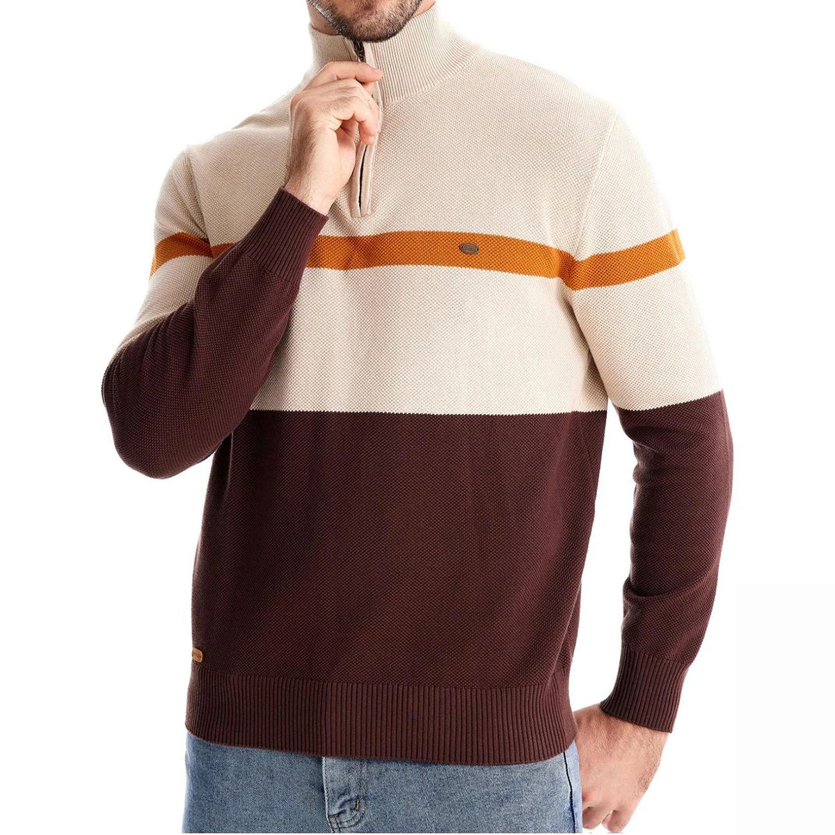 Suéter Masculino Meio Zíper Vermont