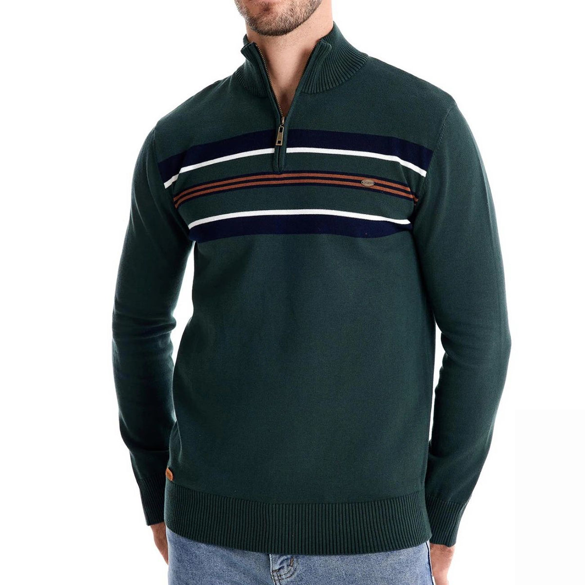 Suéter Masculino Meio Zíper Innsbruck