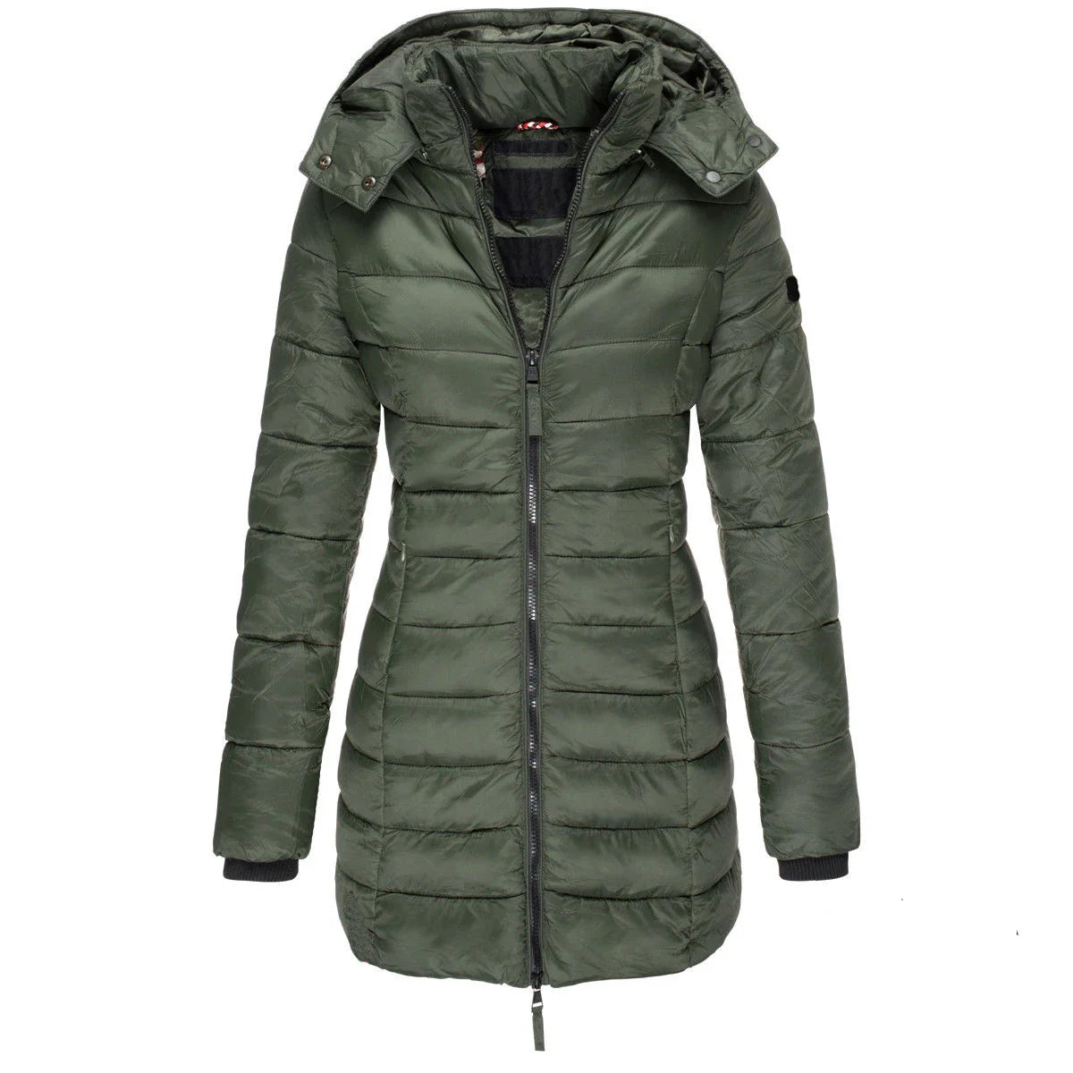 Casaco Feminino de Inverno com Capuz e Zíper - Acolhedor, Elegante e Leve - (Promoção de Inverno 2025)