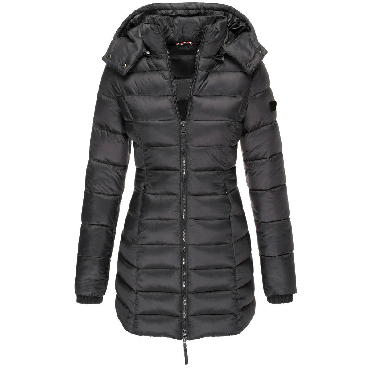 Casaco Feminino de Inverno com Capuz e Zíper - Acolhedor, Elegante e Leve - (Promoção de Inverno 2025)