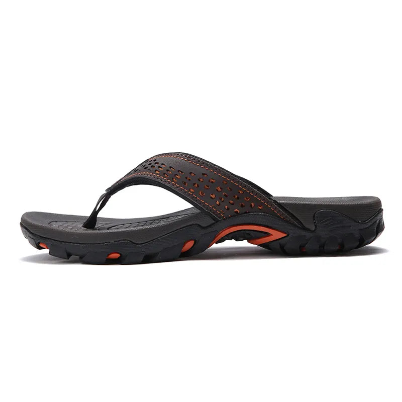 Chinelo Masculino de Couro