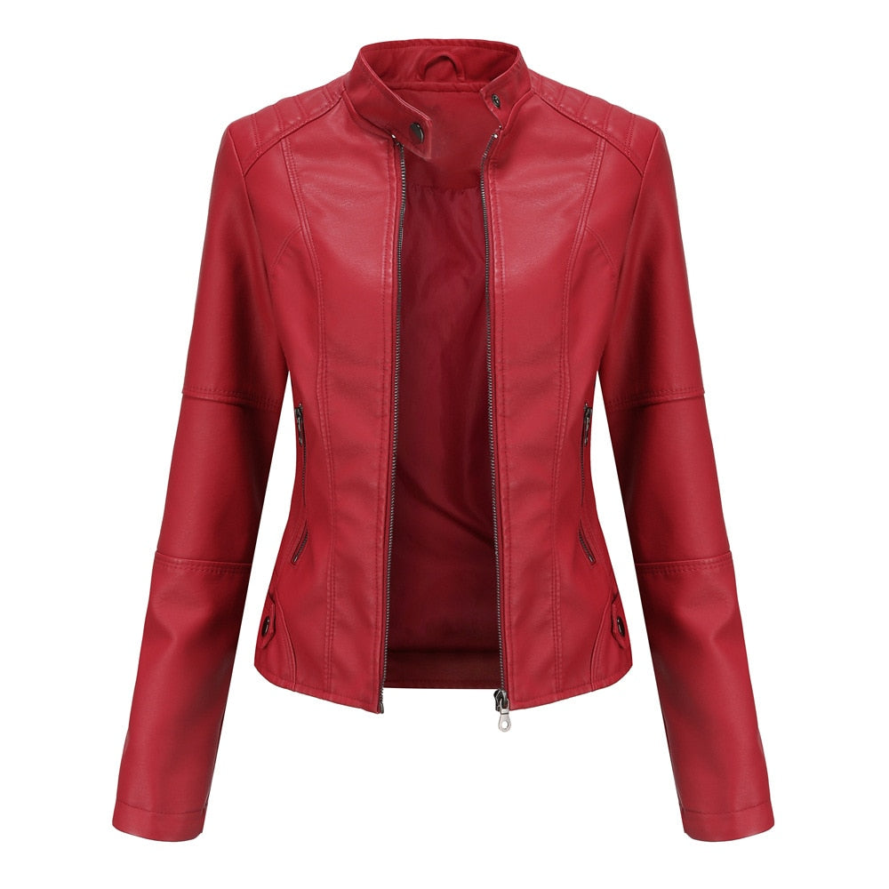 Jaqueta de Couro Feminina - (Promoção de Inverno 2025)