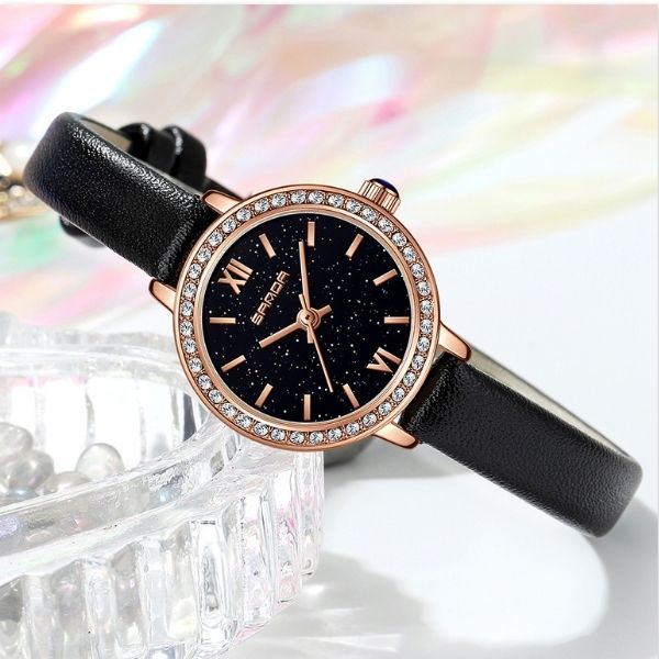 relogio feminino couro