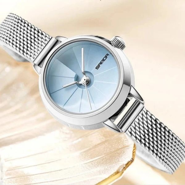 relogio feminino prata pequeno