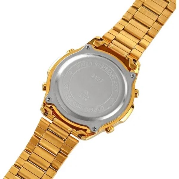 Relógio Masculino Dourado Geoffrey - Sanda
