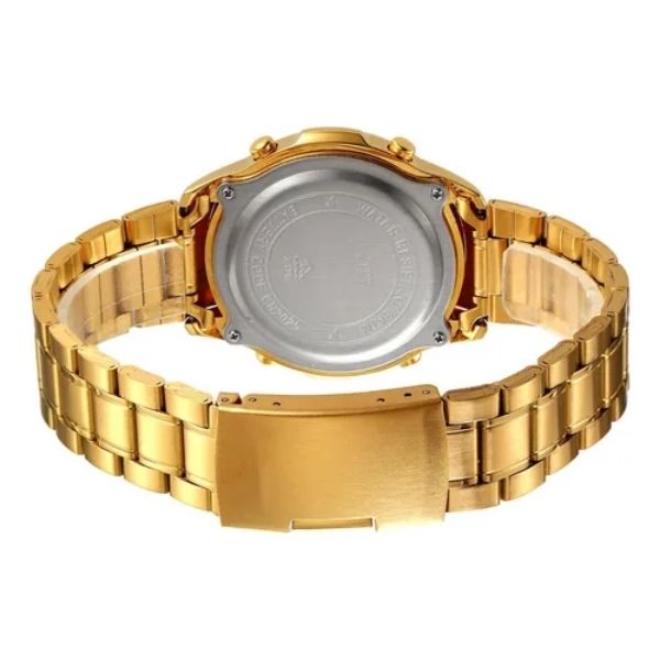 Relógio Masculino Dourado Geoffrey - Sanda