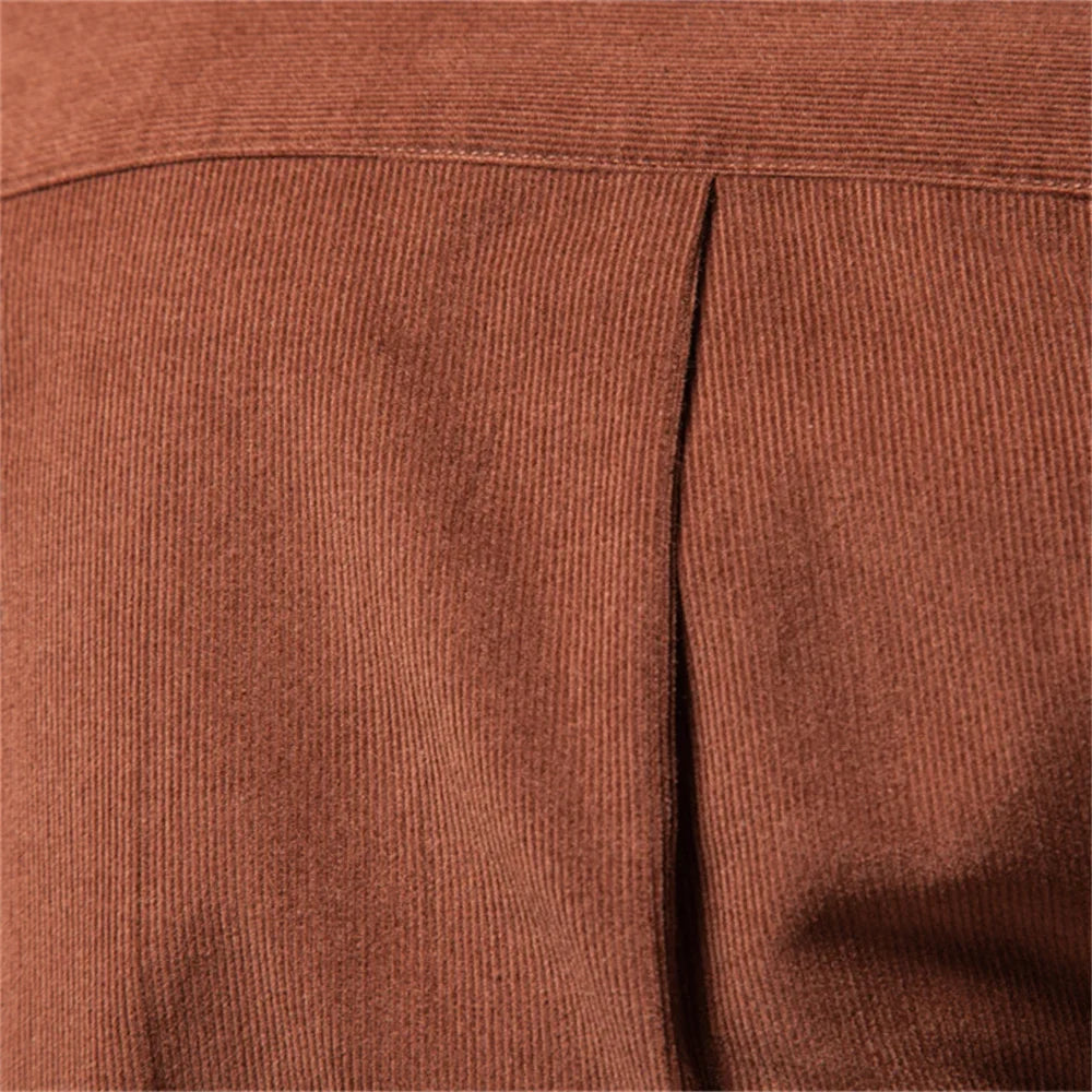 Camisa Masculina de Veludo Zurique