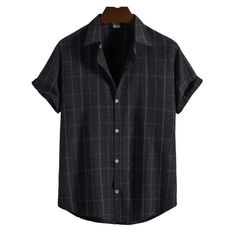 Camisa Casual Manga Curta Lunar