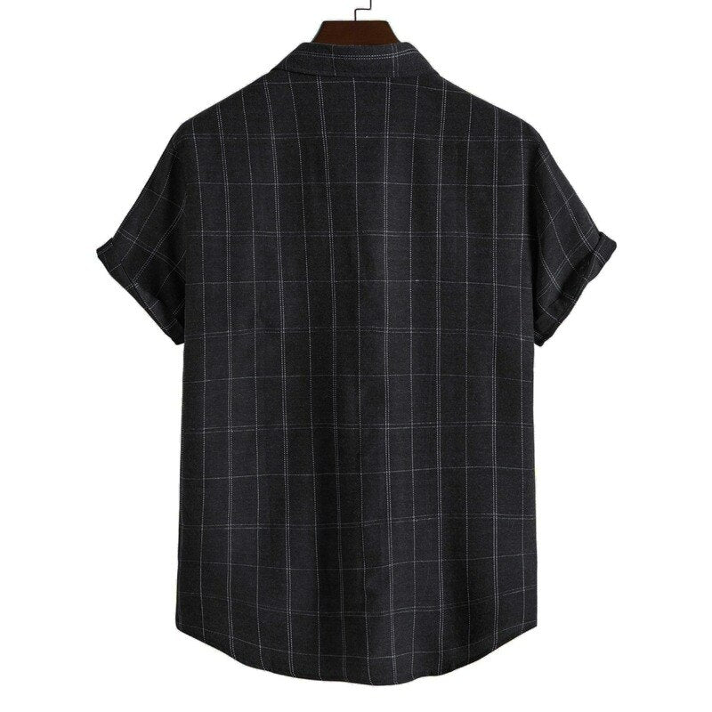 Camisa Casual Manga Curta Lunar