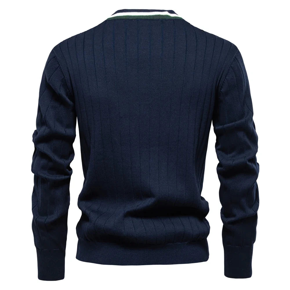Cardigan Masculino Gola V Seattle