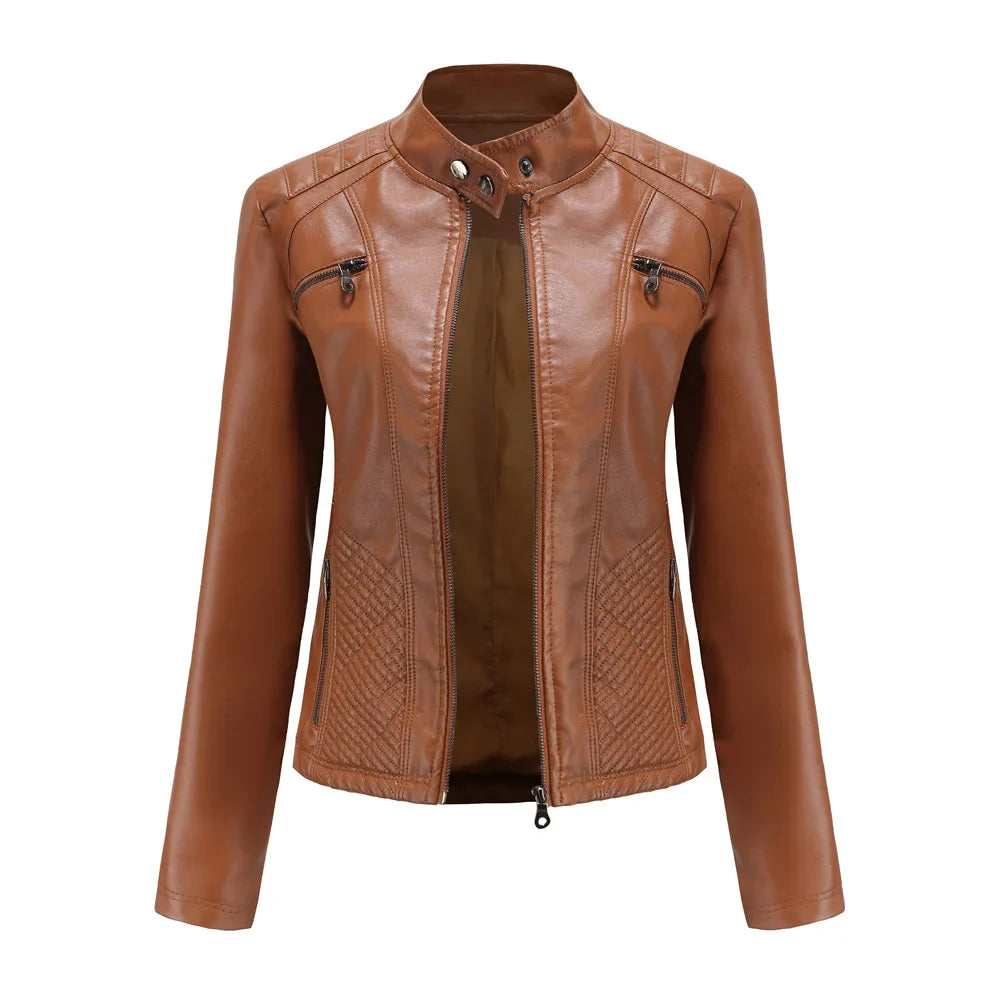 Jaqueta Feminina Casual com Zíper Estilo Streetwear - (Promoção de Inverno 2025)