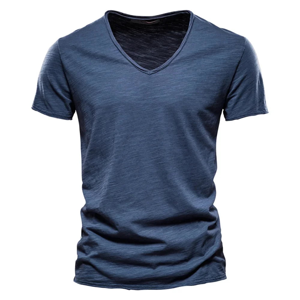 Camiseta Masculina Manga Curta Gola V Florianópolis