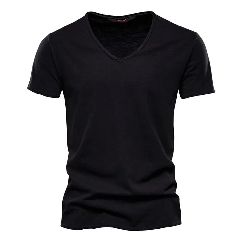 Camiseta Masculina Manga Curta Gola V Florianópolis