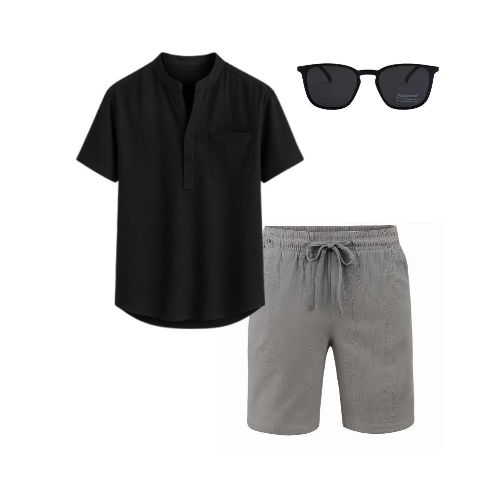 Conjunto Masculino em Linho CancĂșn