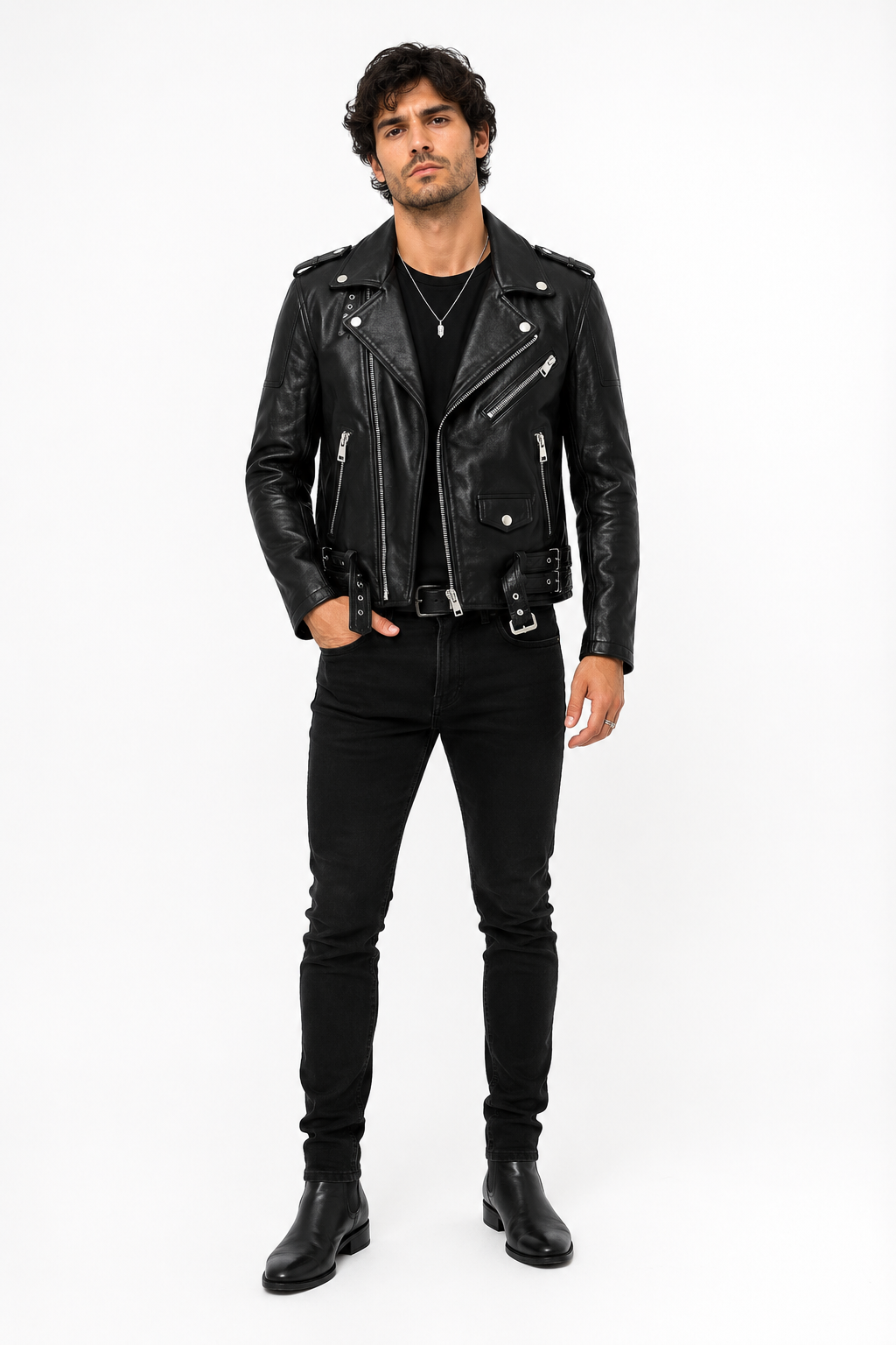 Jaqueta Masculina Moda Europeia HV