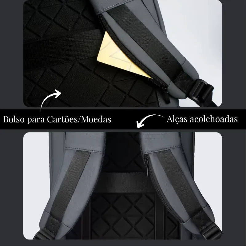 Mochila Executiva Compacta para Notebook 17" Casualle