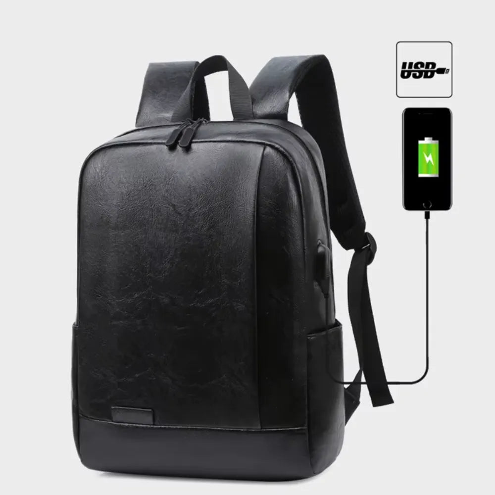 Mochila Executiva de Couro para Laptop Imperialle