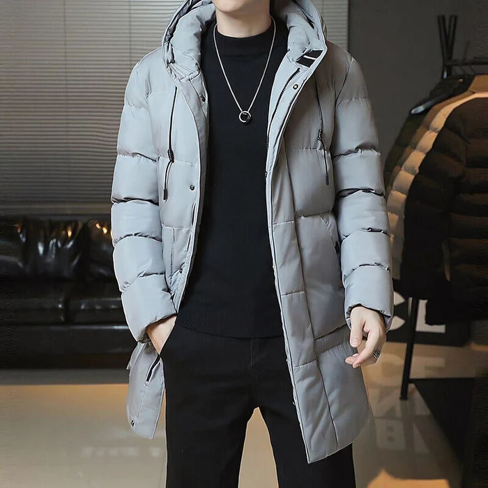 Sobretudo Masculino Puffer em Lã - (Promoção de Inverno 2025)
