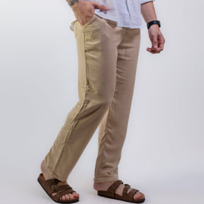 Calça Masculina em Linho e Viscose Santorini