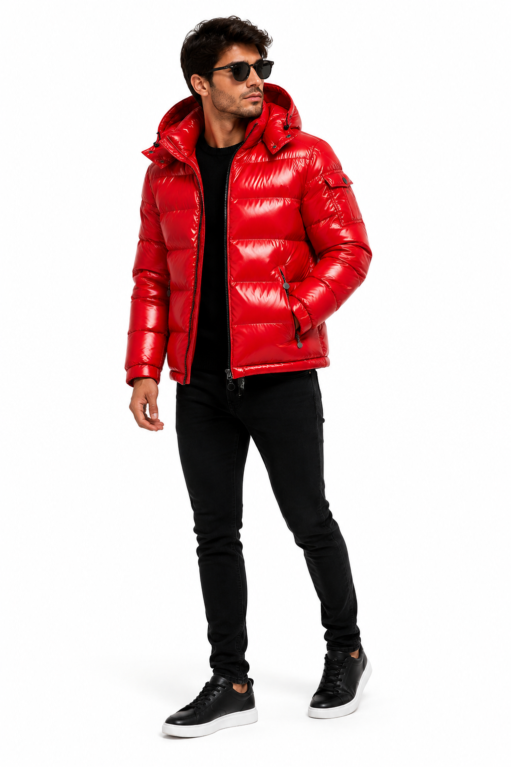 Jaqueta Bobojaco Masculina Forrada com Plumas Mighty
