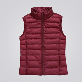 Colete Puffer Feminino Flor