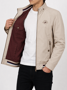 Casaco Masculino Militar Reversível de Algodão