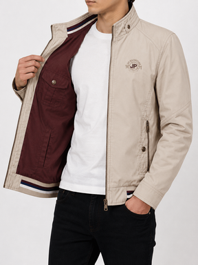 Casaco Masculino Militar Reversível de Algodão