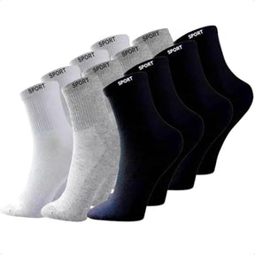 Meias Cano Alto Basicalle - Kit 6 Pares