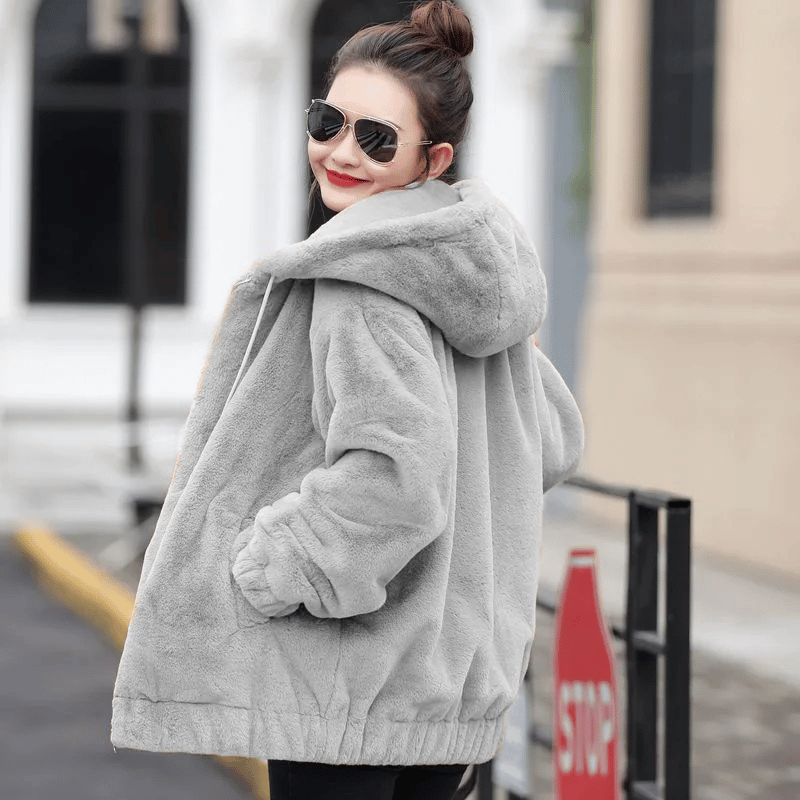 Jaqueta Feminina Peluciada Inverno - (Promoção de Inverno 2025)