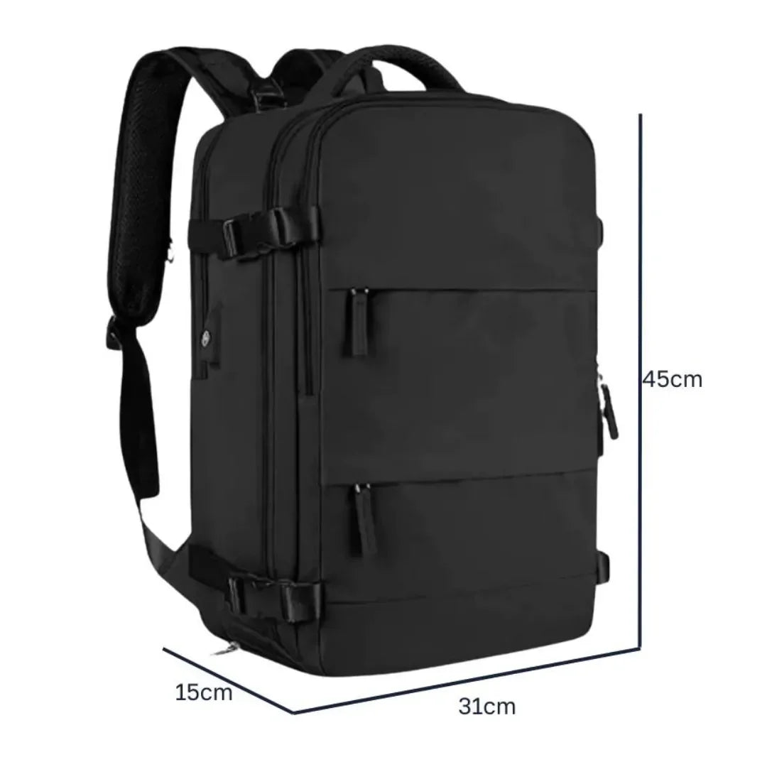 Mochila Executiva 50L Impermeável Multicompartimentos