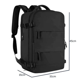 Mochila Executiva 50L Impermeável Multicompartimentos