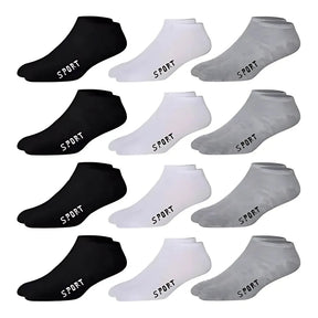 Meias Soquete Adulto Basicalle - Kit 6 Pares