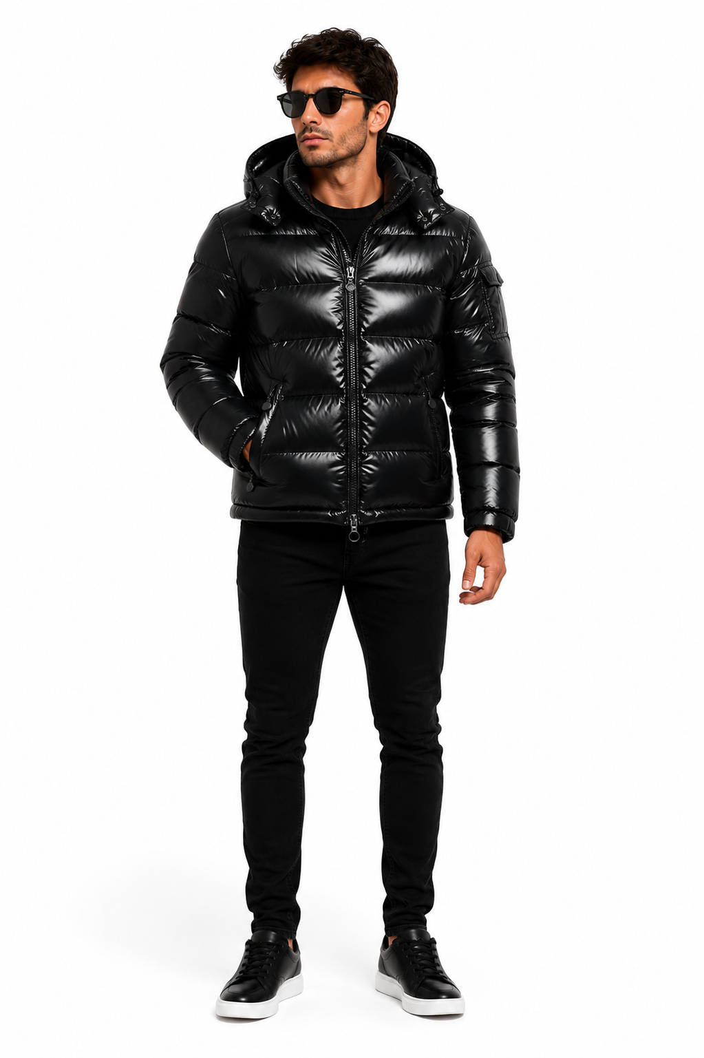 Jaqueta Bobojaco Masculina Forrada com Plumas Mighty
