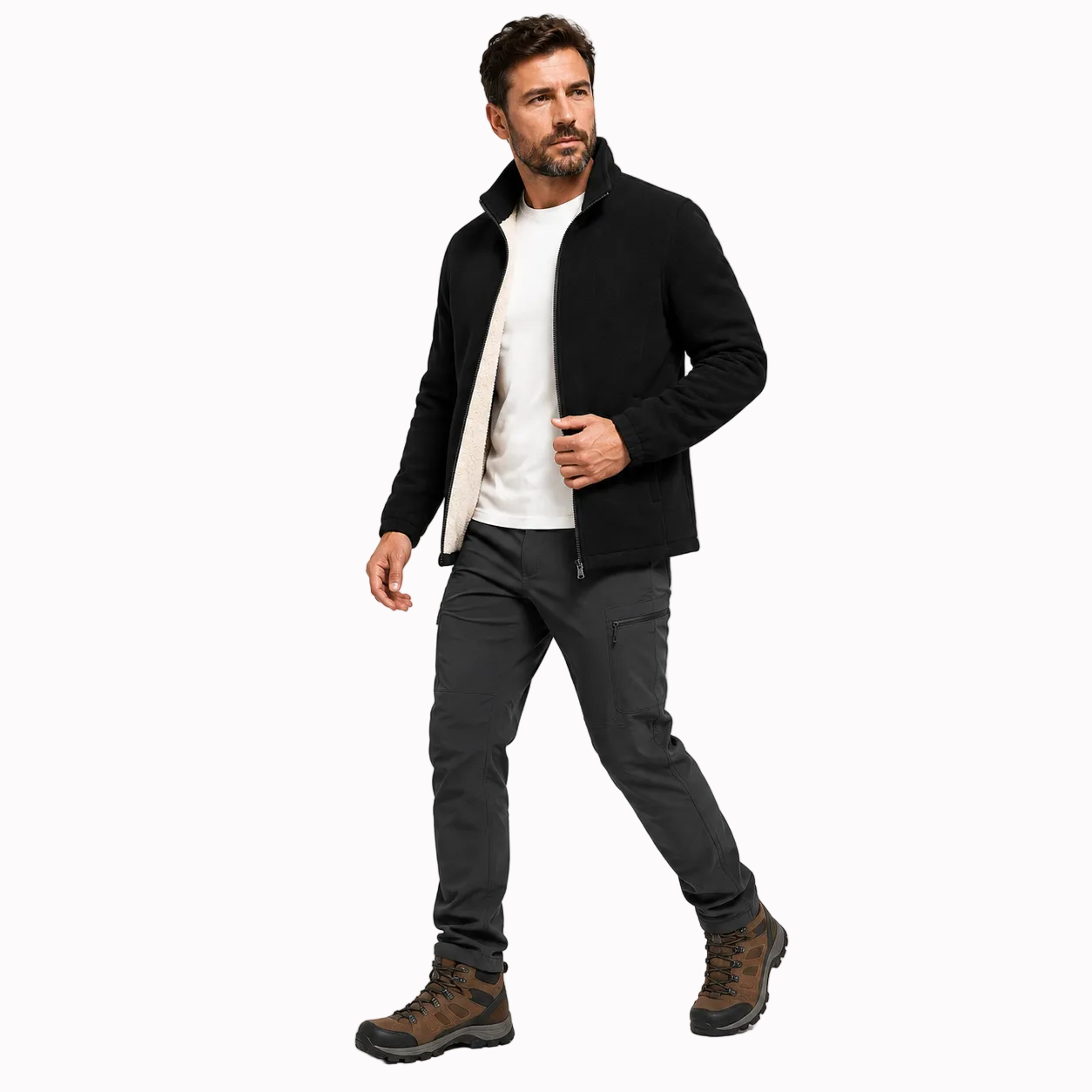 Jaqueta Fleece Masculina Classic