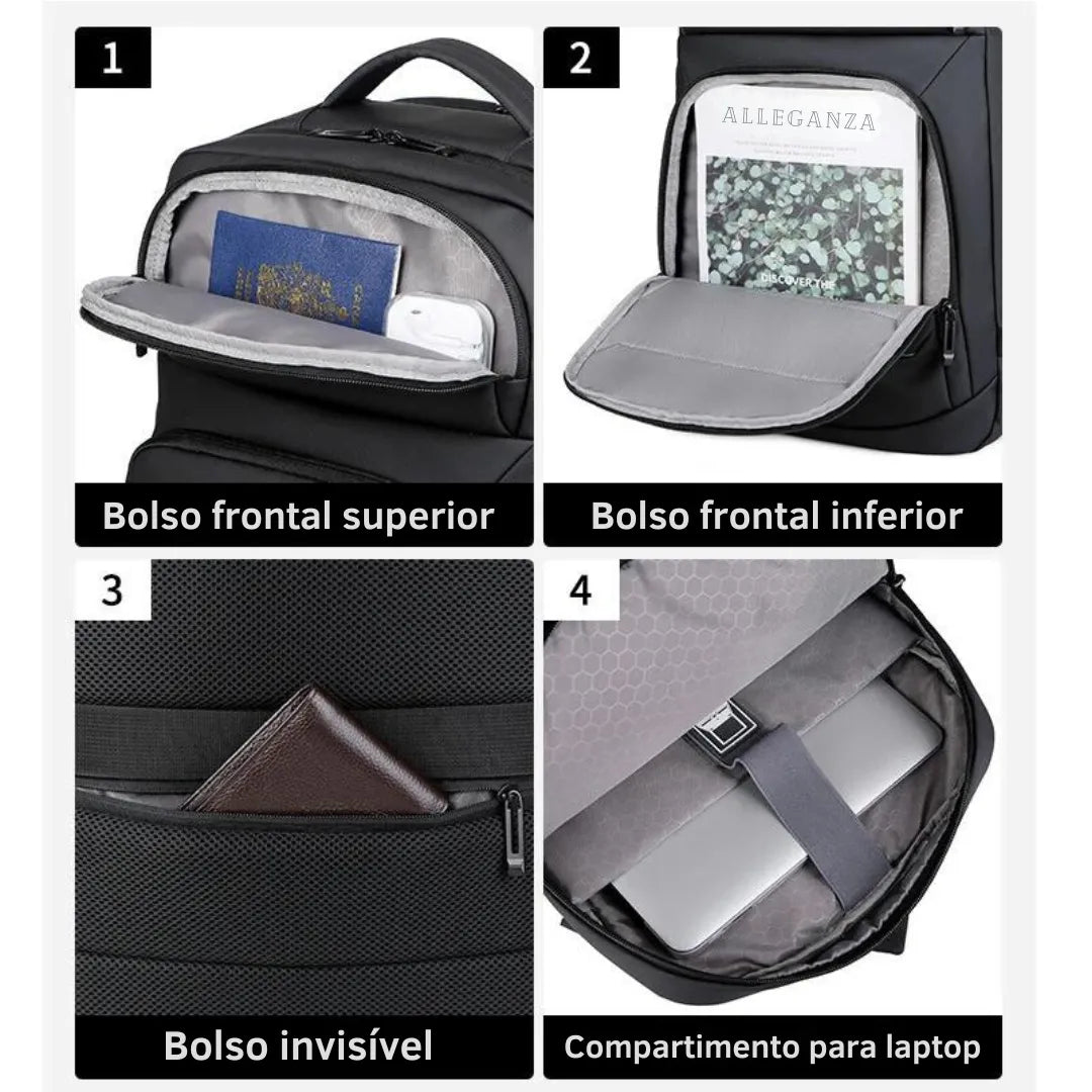 Mochila Executiva Impermeável 50 litros - Casualle Business