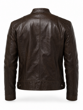 Jaqueta de Couro Masculina Racer