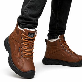 Bota de Couro Inverno Mid Masculina