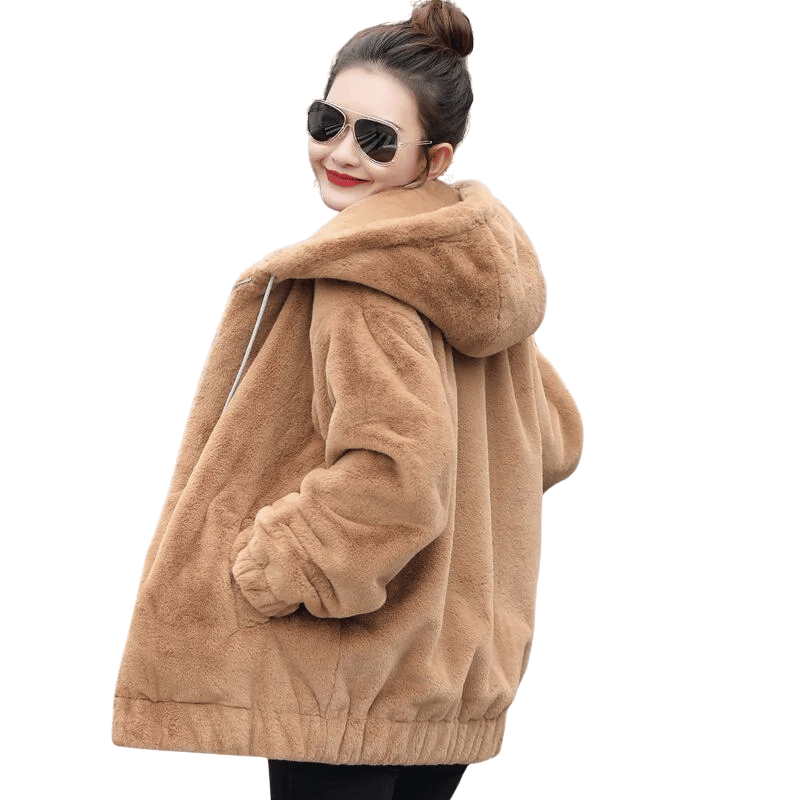 Jaqueta Feminina Peluciada Inverno - (Promoção de Inverno 2025)