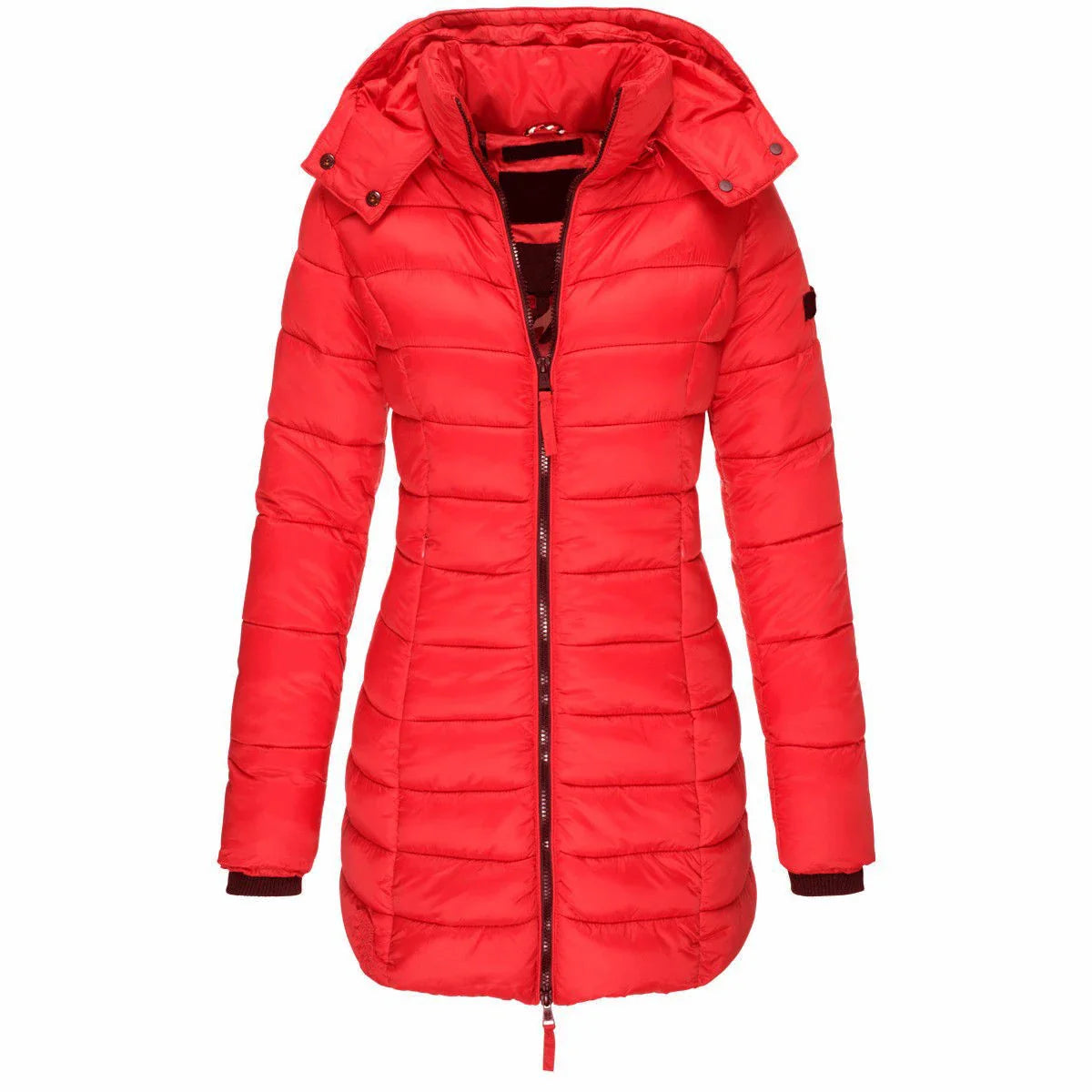 Casaco Feminino de Inverno com Capuz e Zíper - Acolhedor, Elegante e Leve - (Promoção de Inverno 2025)