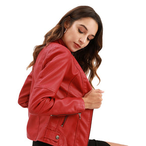 Jaqueta de Couro Feminina - (Promoção de Inverno 2025)