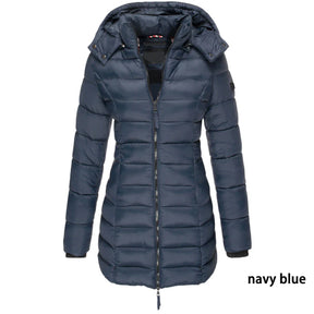 Casaco Feminino de Inverno com Capuz e Zíper - Acolhedor, Elegante e Leve - (Promoção de Inverno 2025)