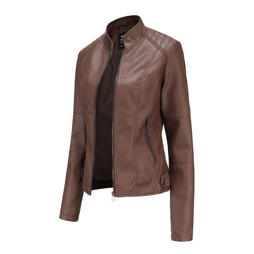 Jaqueta de Couro Feminina - (Promoção de Inverno 2025)