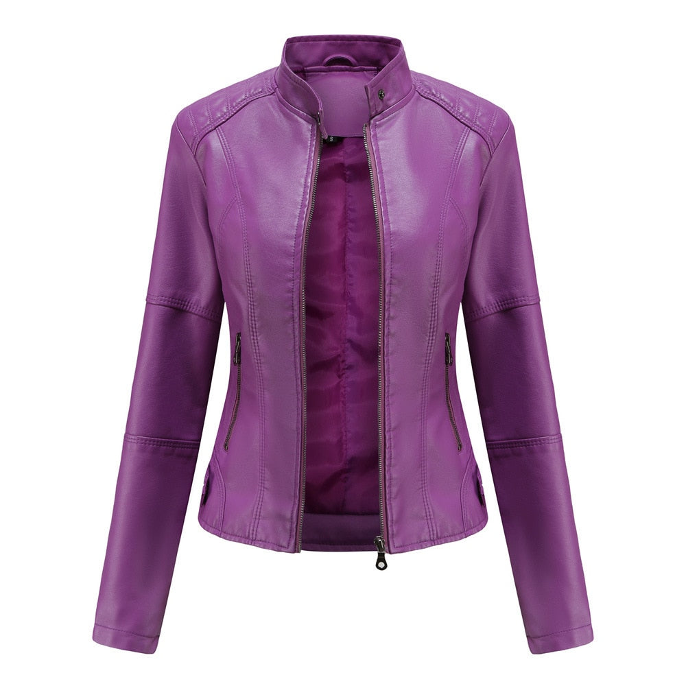 Jaqueta de Couro Feminina - (Promoção de Inverno 2025)
